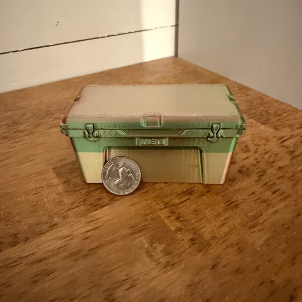 MSR Green and Tan Storage Box